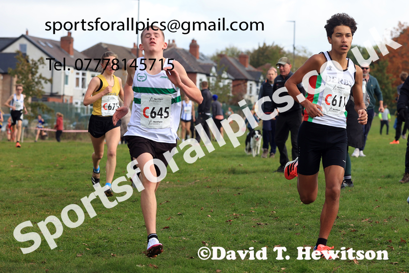 Boys Under-16s 2026 Northern Cross Country Relays, Graves Park, Sheffield. Photo: David T. Hewitson/Sports for All Pics